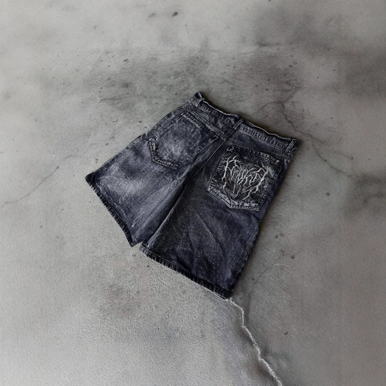 Gothic Denim Five-star jorts