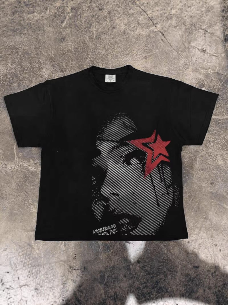 Star Girl Oversize Graphic T-Shirt