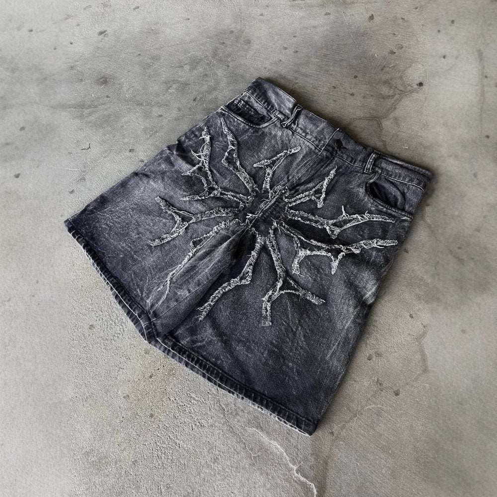 Gothic Denim Five-star jorts