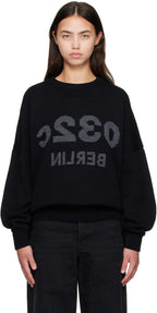 032c Black Selfie Sweater - VAULT DEALS