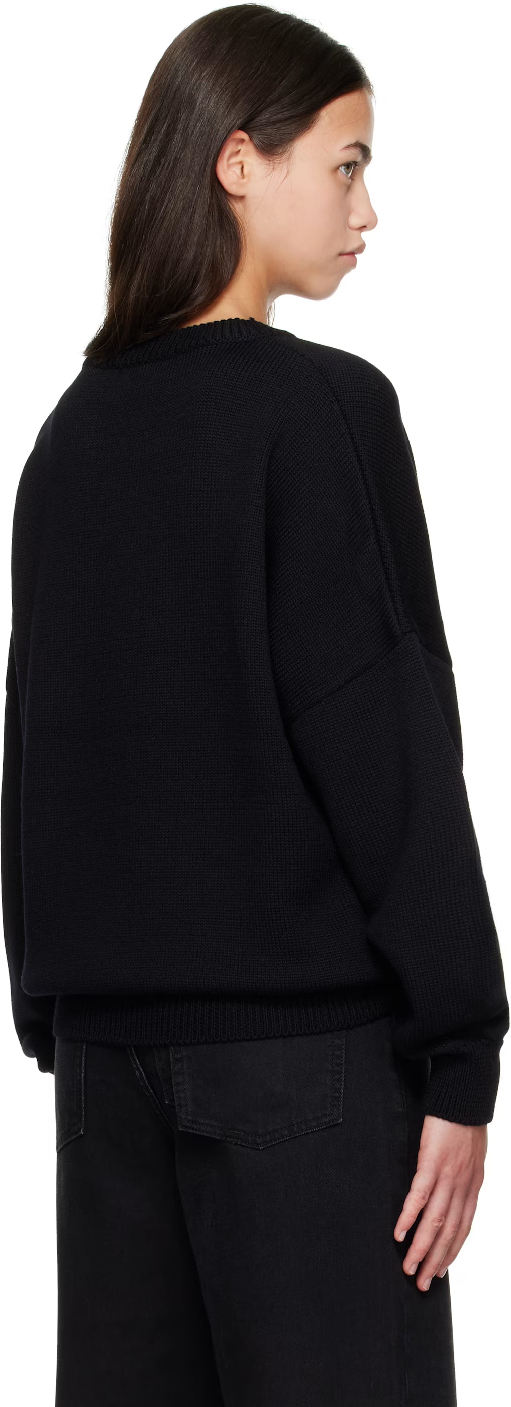 032c Black Selfie Sweater - VAULT DEALS