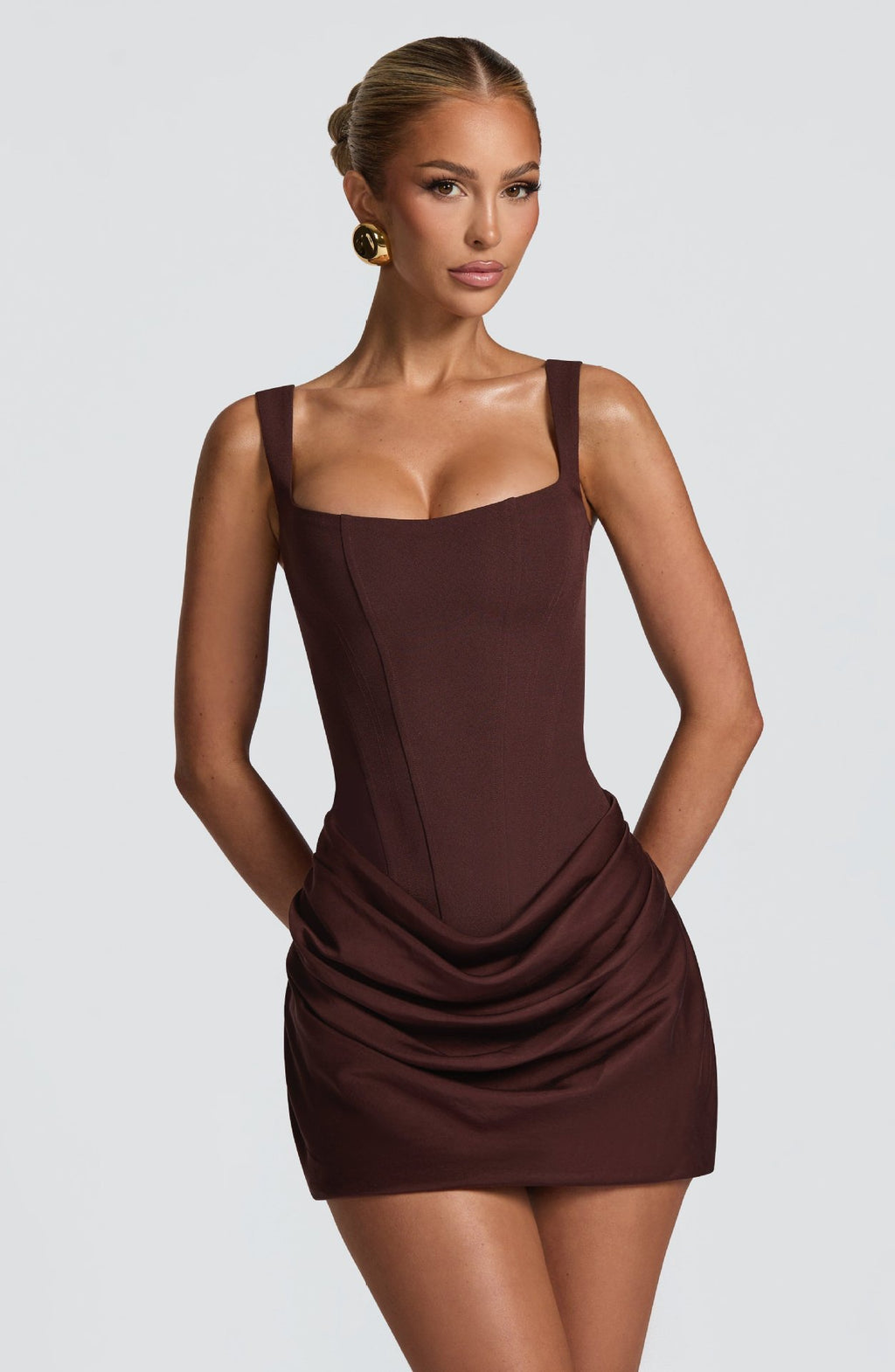 sol-Pleated Dress