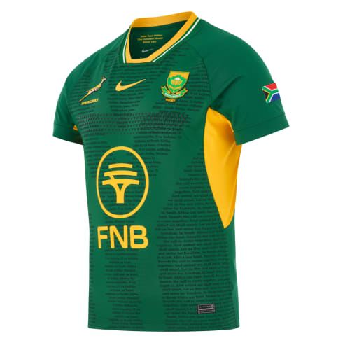 Springboks Heritage Green Short sleeve Jersey