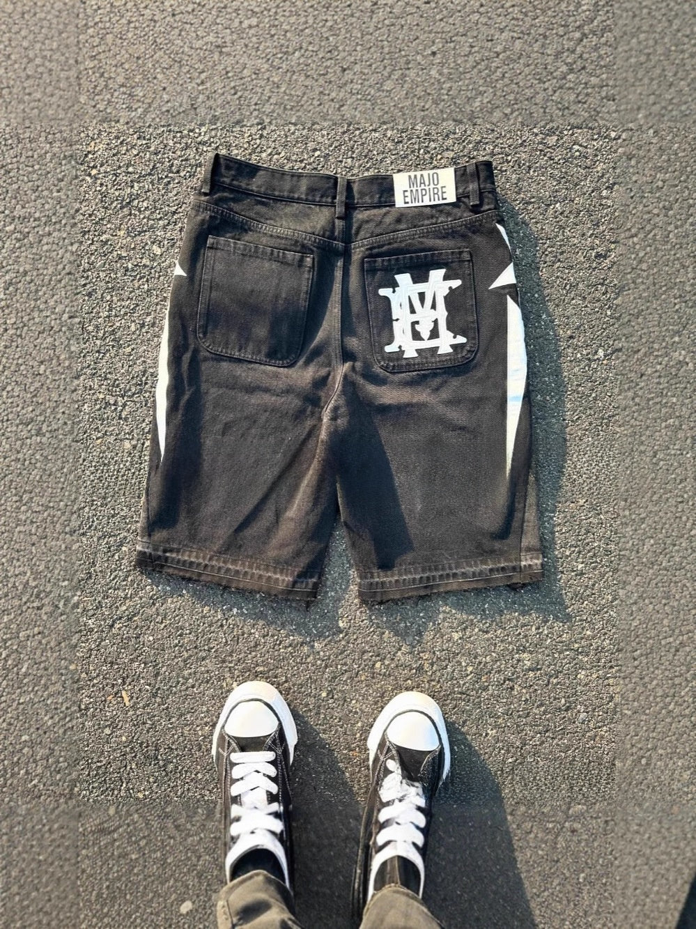 Sol Washed Denim Shorts