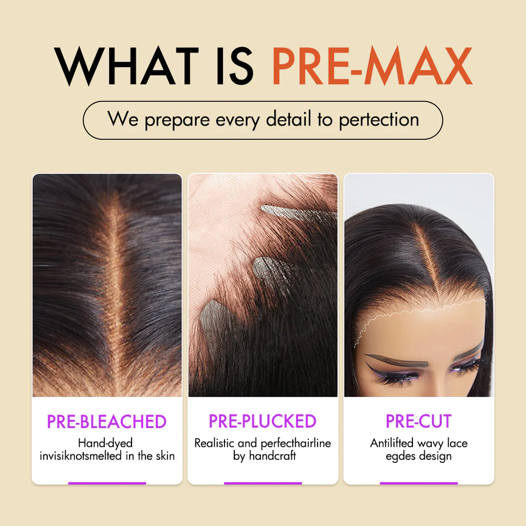 PreMax Wigs | ReadytoGo 4x4 Lace Blunt Cut Bob Wig Bone Straight