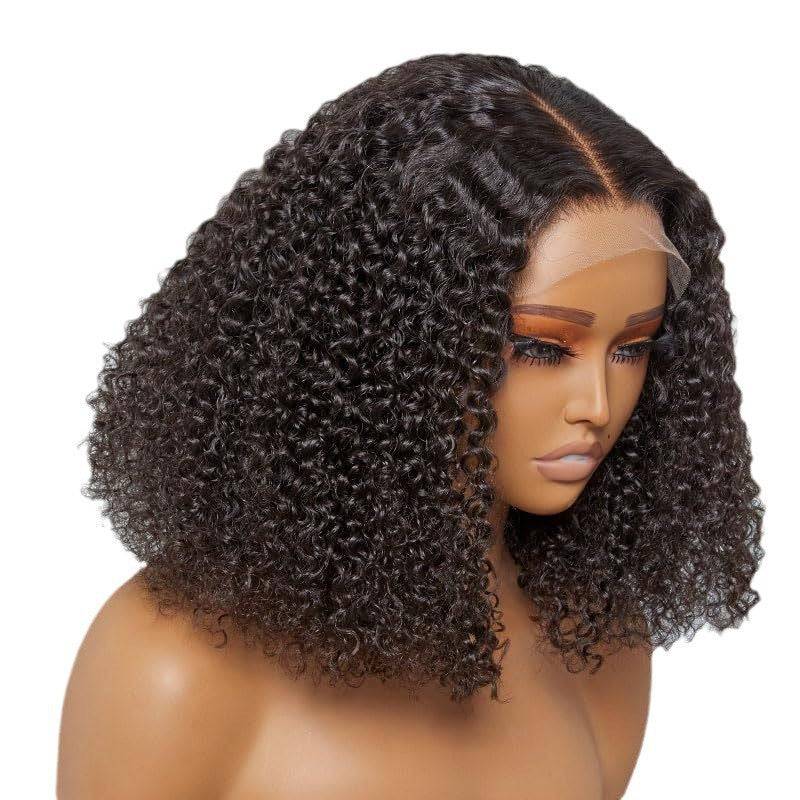 Short Curly Lace Front Synthetic Wig - VAULT DEALS