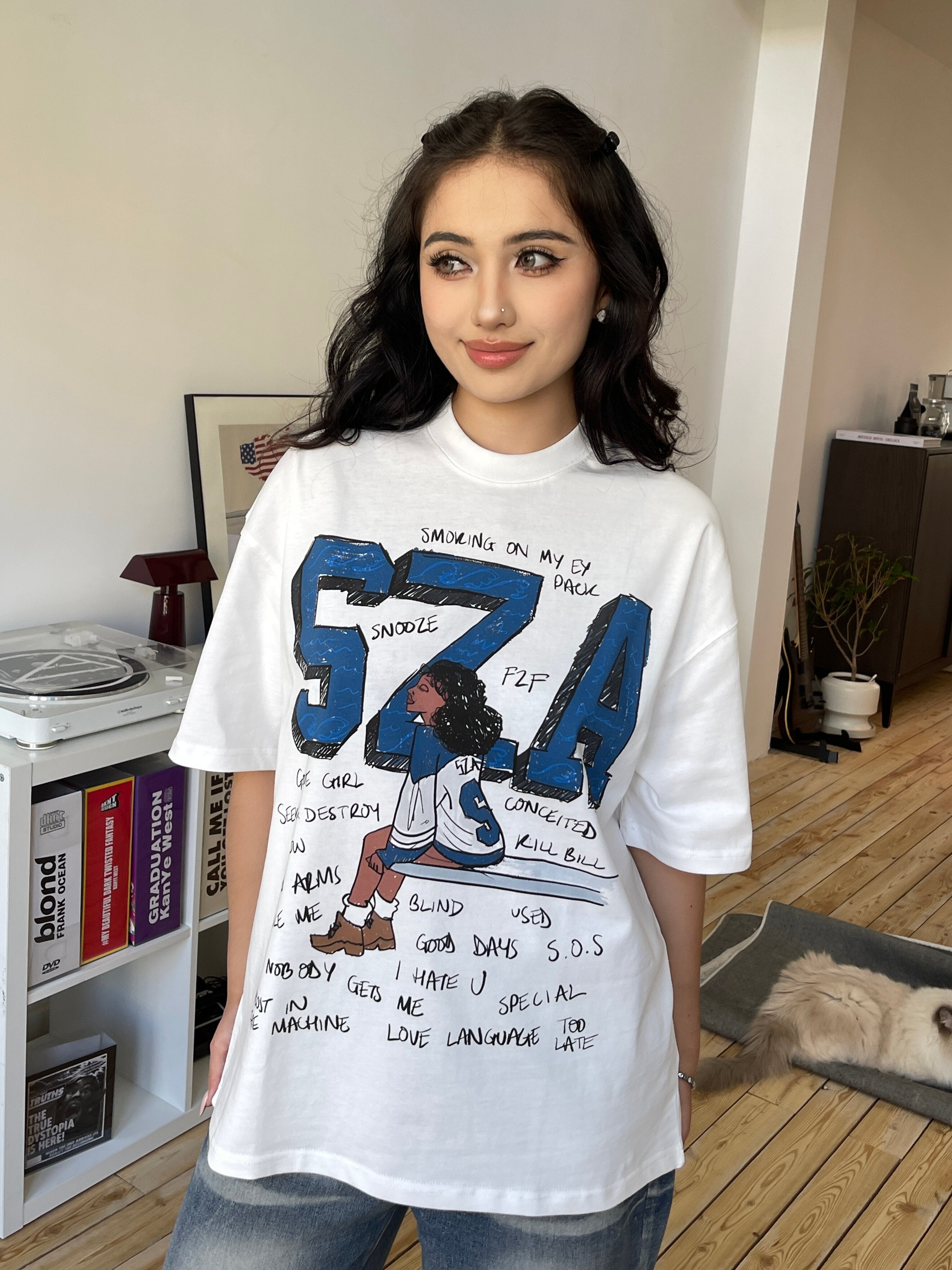 SZA Cartoon Graphic Tee