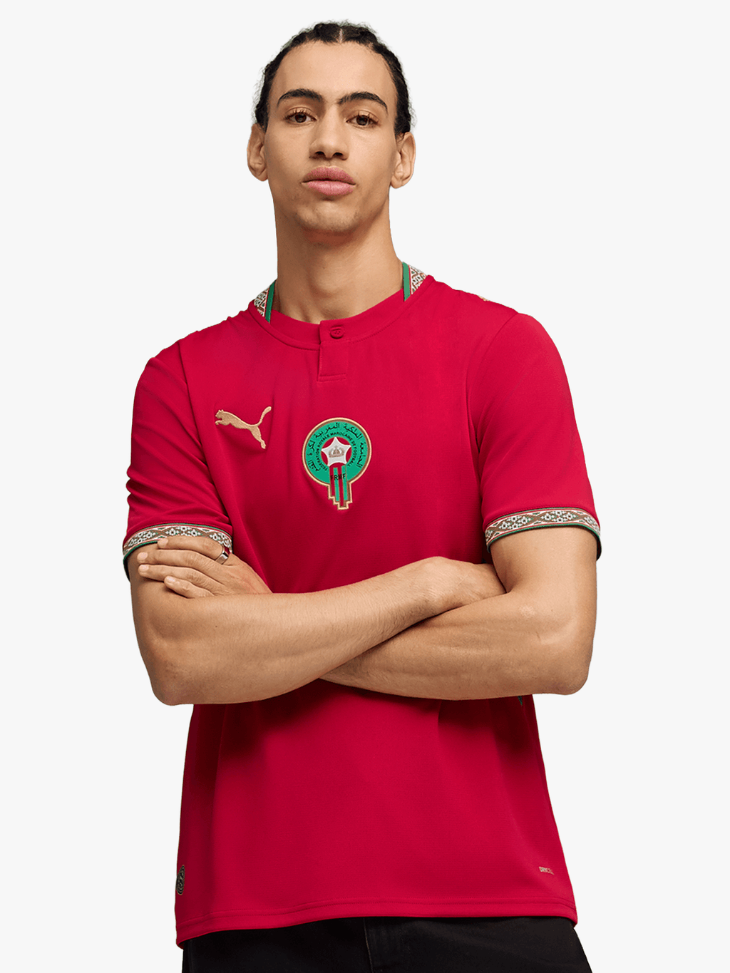 Mens Morocco Home World Cup 26 Red Stadium Jersey
