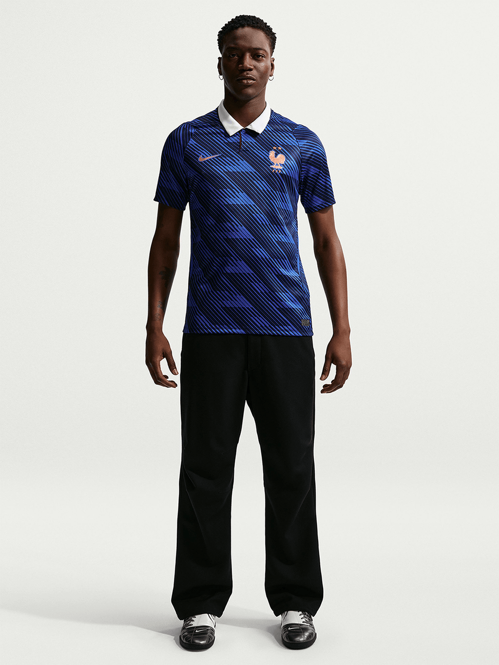 Mens France Home World Cup 26 Blue Stadium Jersey
