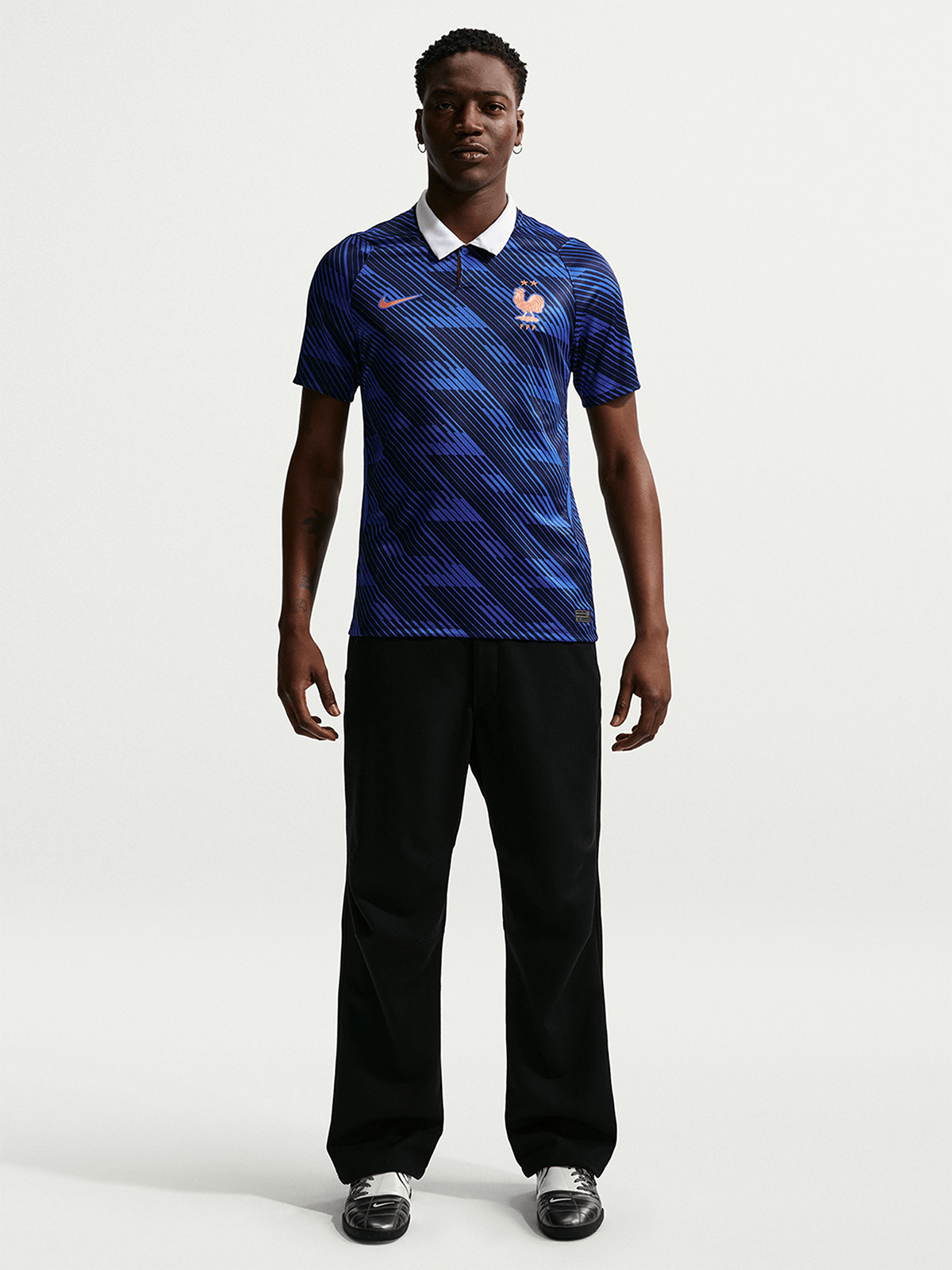 Mens France Home World Cup 26 Blue Stadium Jersey