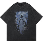 GHOST - Black Washed Graphic T-Shirt