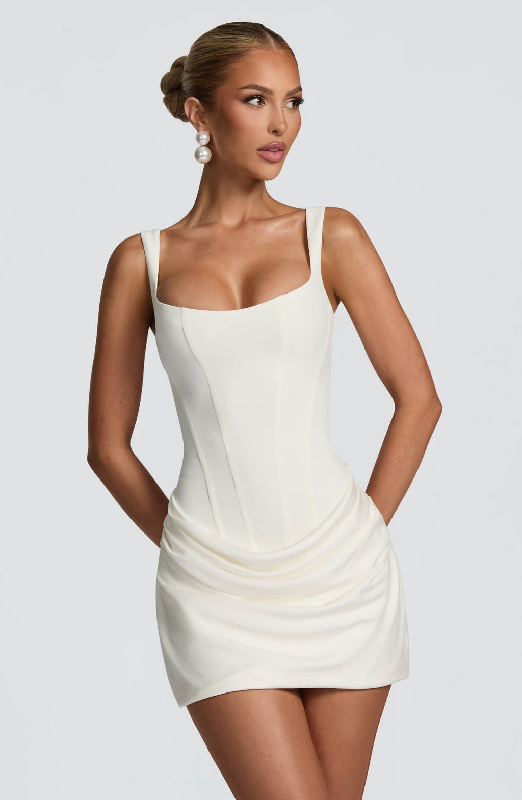sol-Pleated Dress