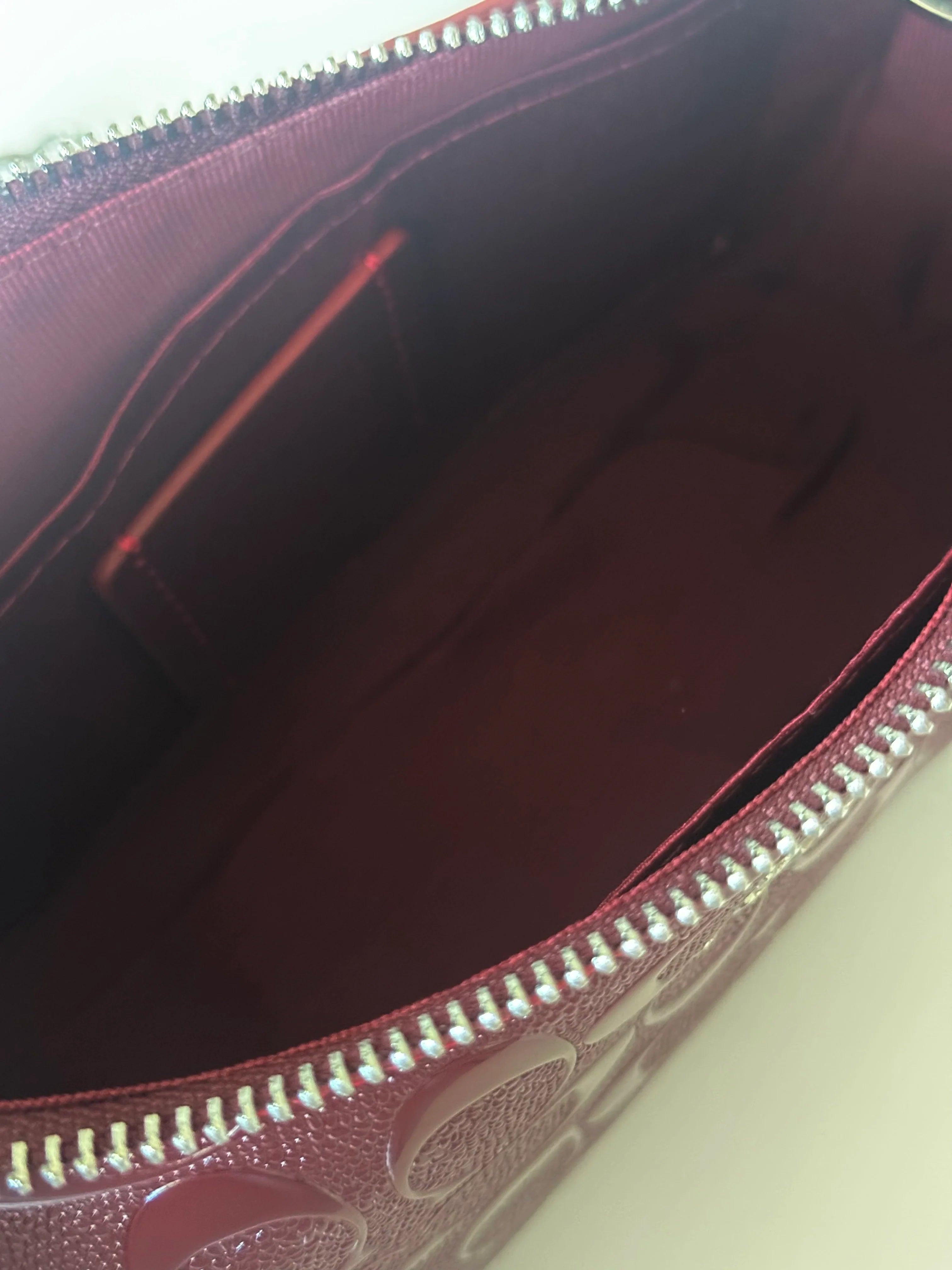 Red Teri Charmed bag