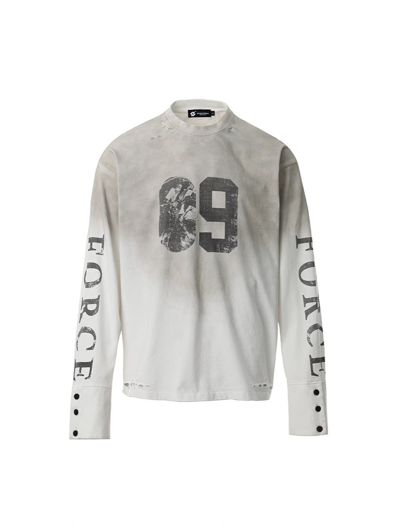 69 Force Distressed Long Sleeve Tee's