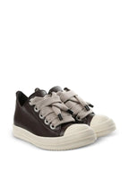 Ricks leather low-top sneakers brown - Vault Deals