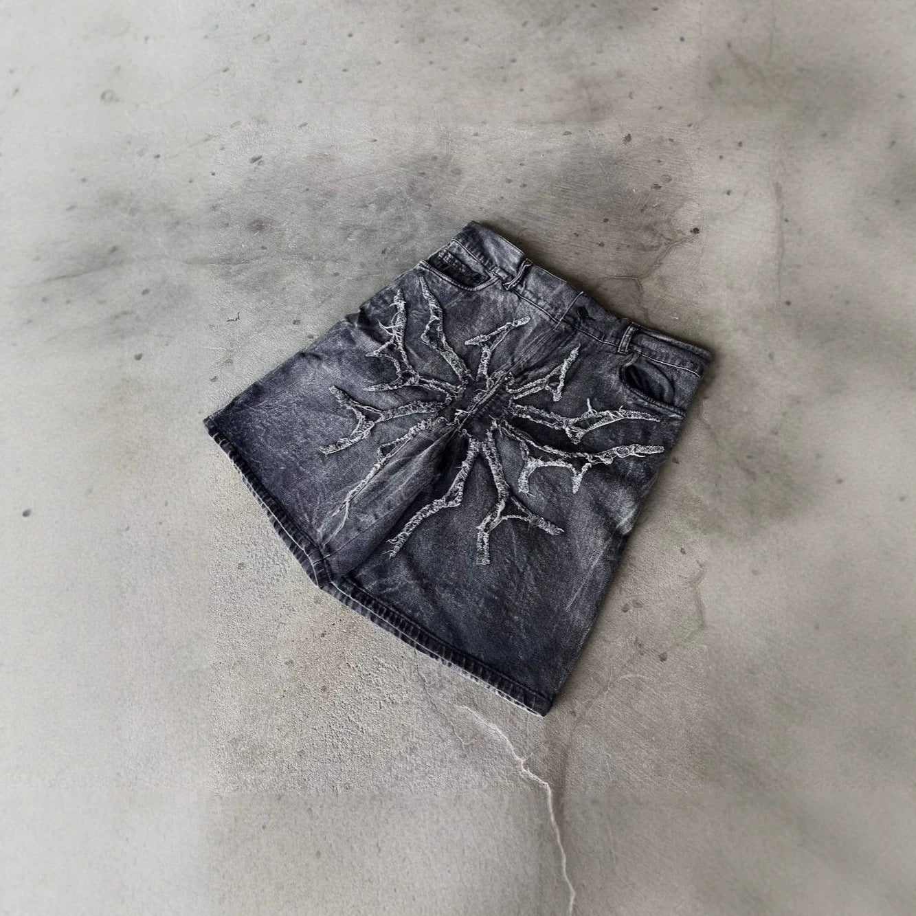 Gothic Denim Five-star jorts