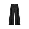 Retro Deconstructed Straight Leg Pants
