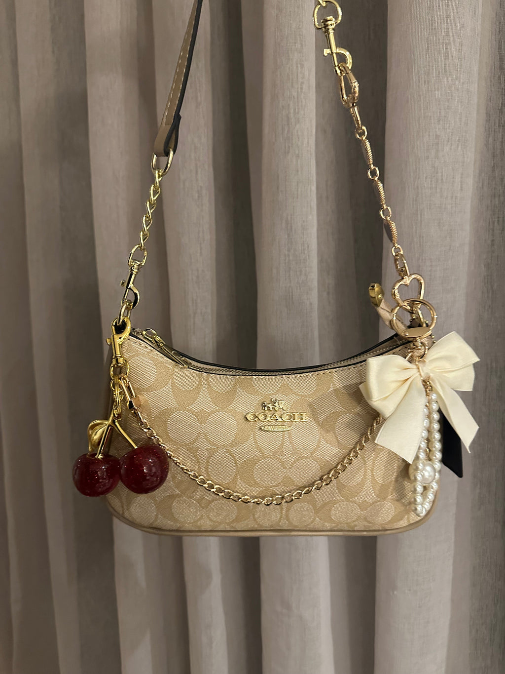 Khaki Gold Teri Bag