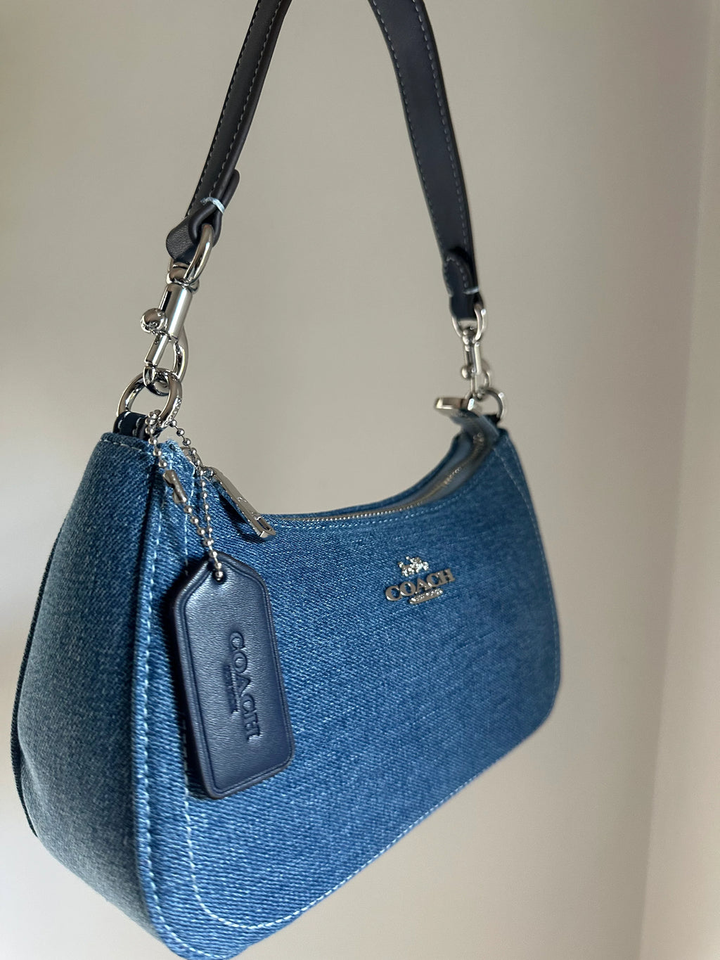 Teri Denim Shoulder Bag