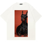 RED DOBERMAN - White Washed Graphic T-Shirt