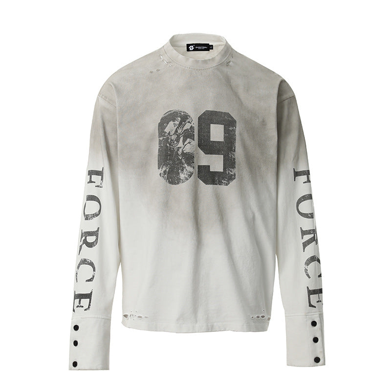 69 Force Distressed Long Sleeve Tee's