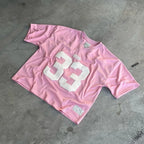 Memory Lane V-Neck T-Shirt - pink