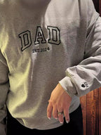 Custom Letter Embroidered Sweatshirt