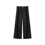 Retro Deconstructed Straight Leg Pants