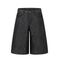 Wide Leg Denim Jorts