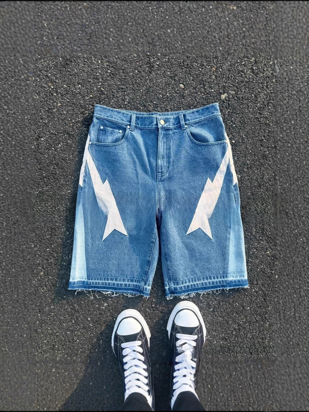 Sol Washed Denim Shorts
