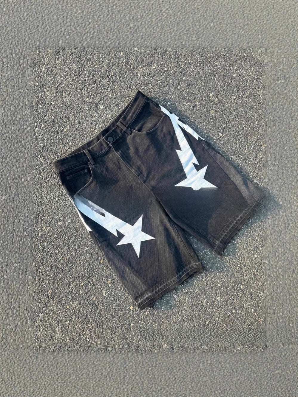 Sol Washed Denim Shorts