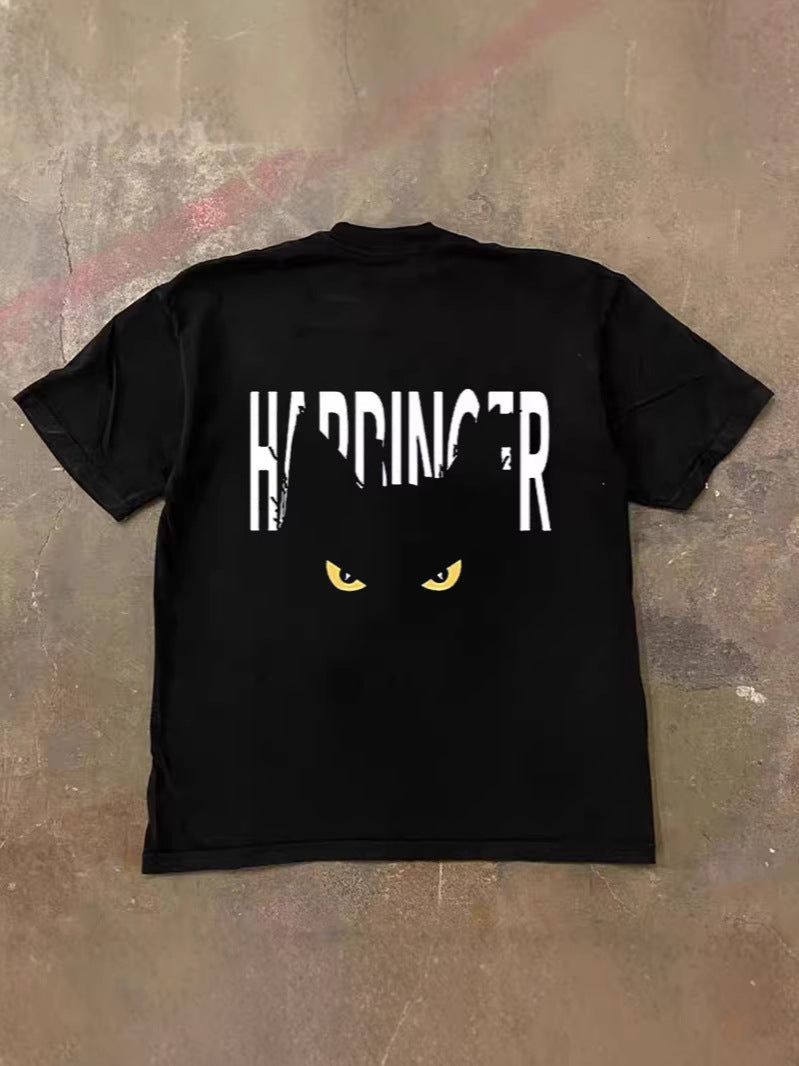 Wild Cat Oversized Graphic T-Shirt