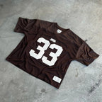 Memory Lane V-Neck T-Shirt - Brown