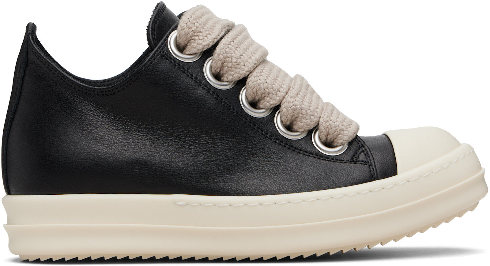 Ricks leather low-top sneakers black - Vault Deals