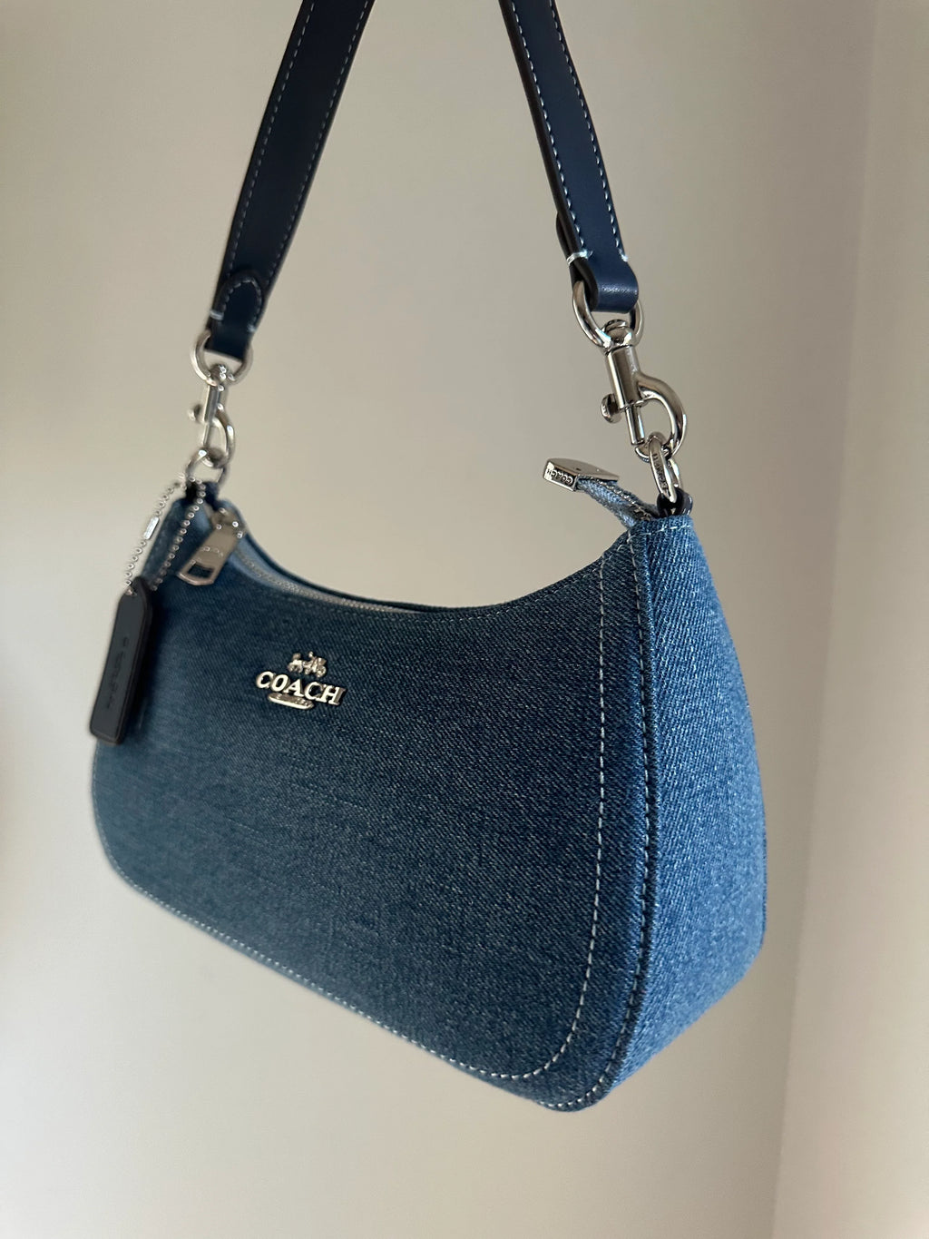 Teri Denim Shoulder Bag