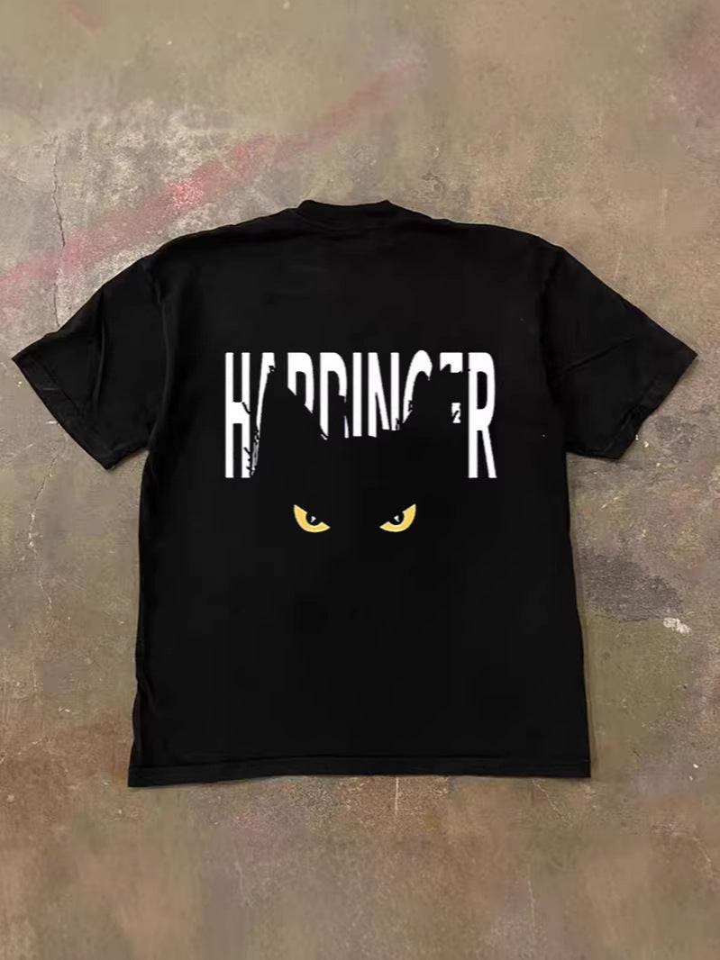 Wild Cat Oversized Graphic T-Shirt