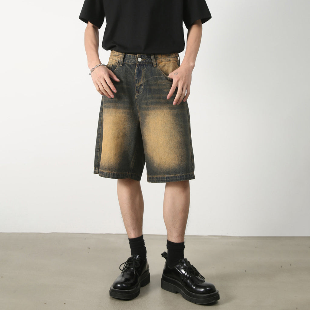 Mens Vintage Blue Denim Jorts