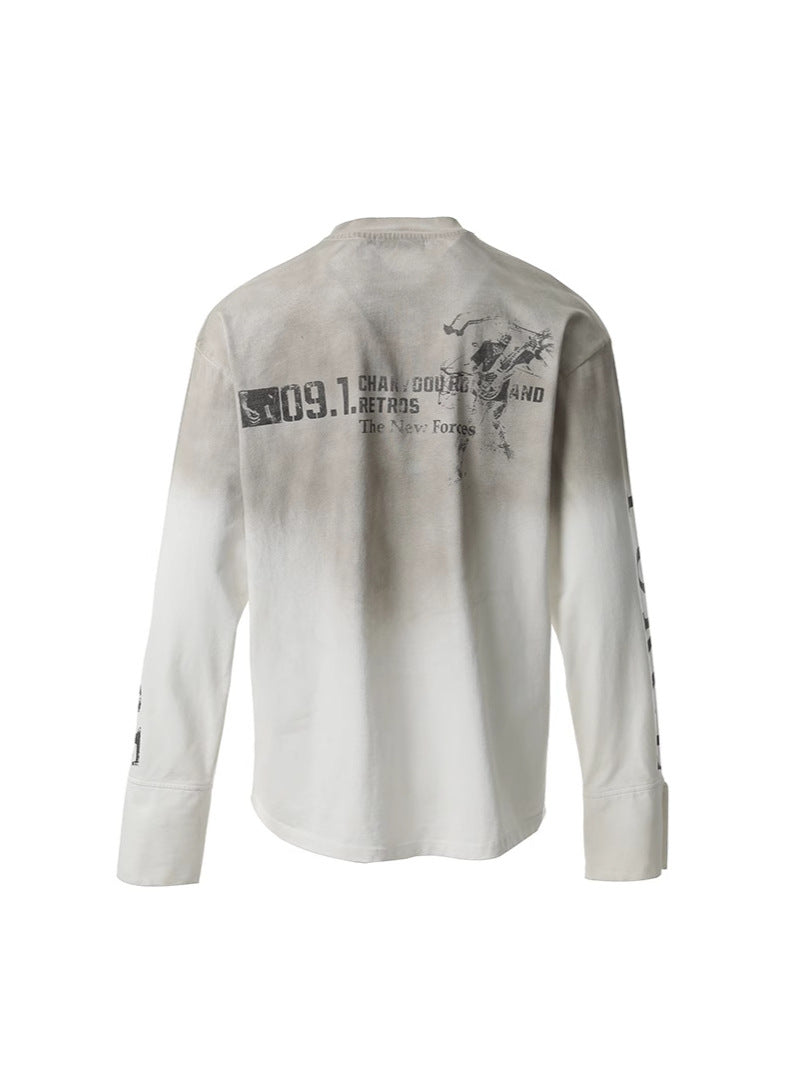 69 Force Distressed Long Sleeve Tee's