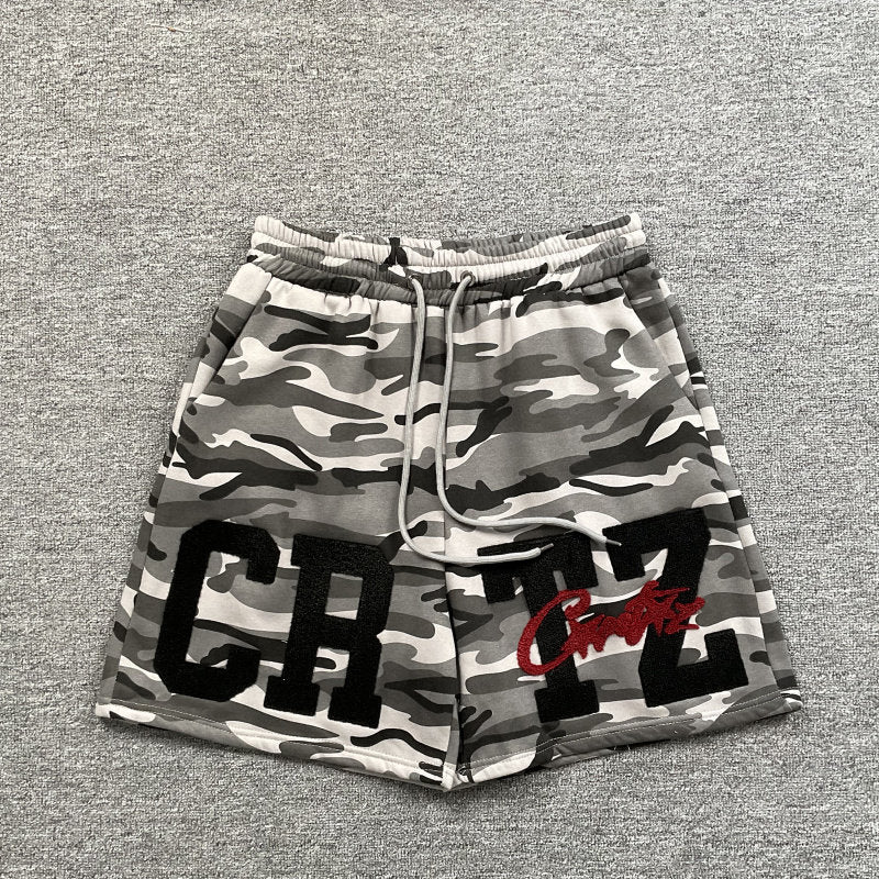 Camouflage Fleece Lined Shorts