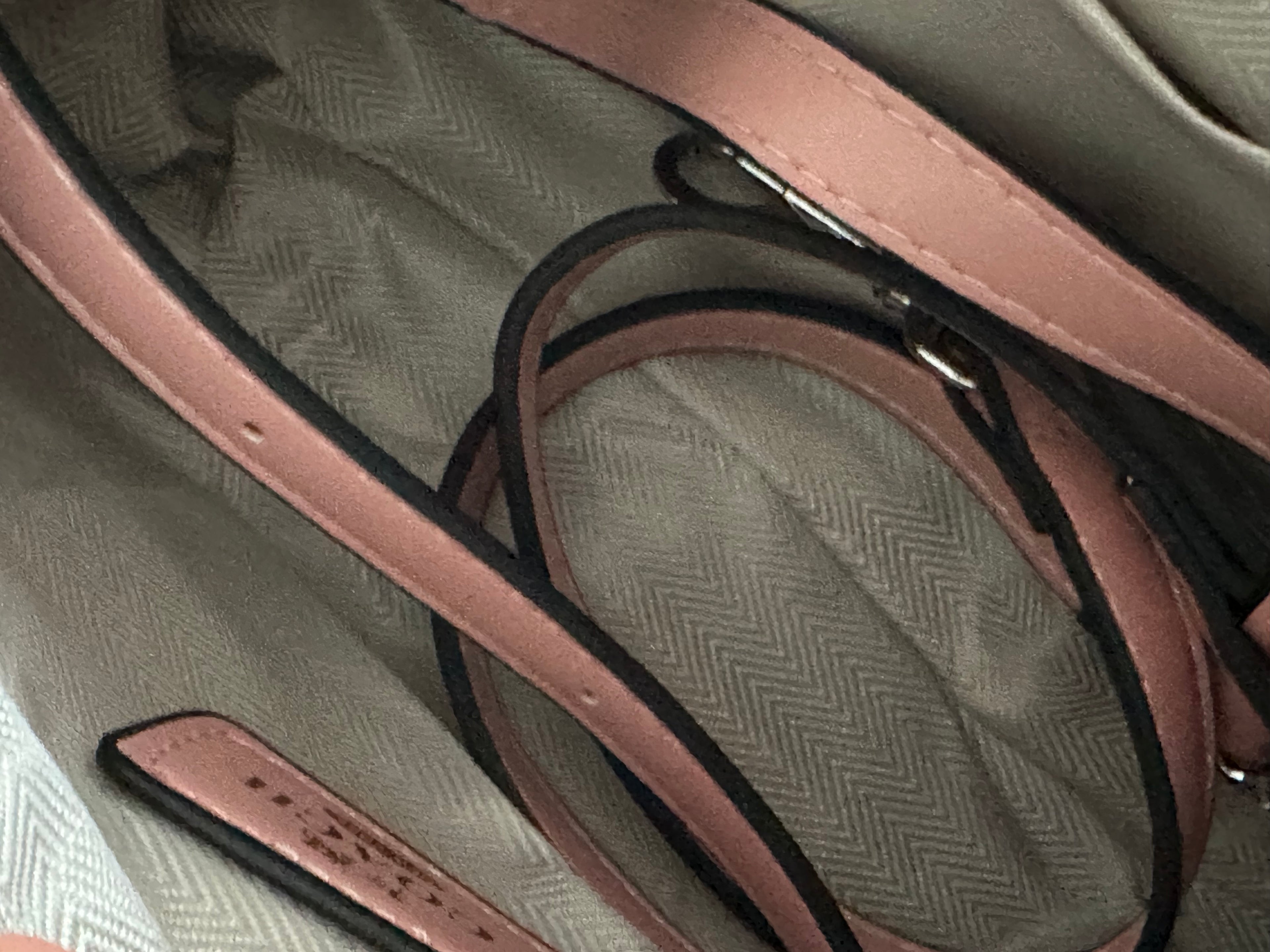 Hot Pink Gold Teri Bag