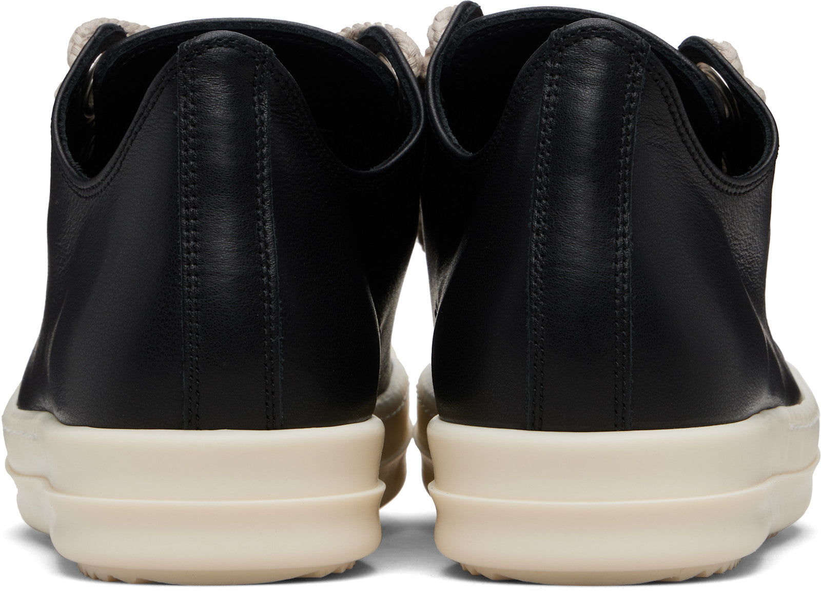 Ricks leather low-top sneakers black - Vault Deals