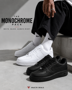 The Monochrome Pack: Black + White Sneaker Bundle - Vault Deals