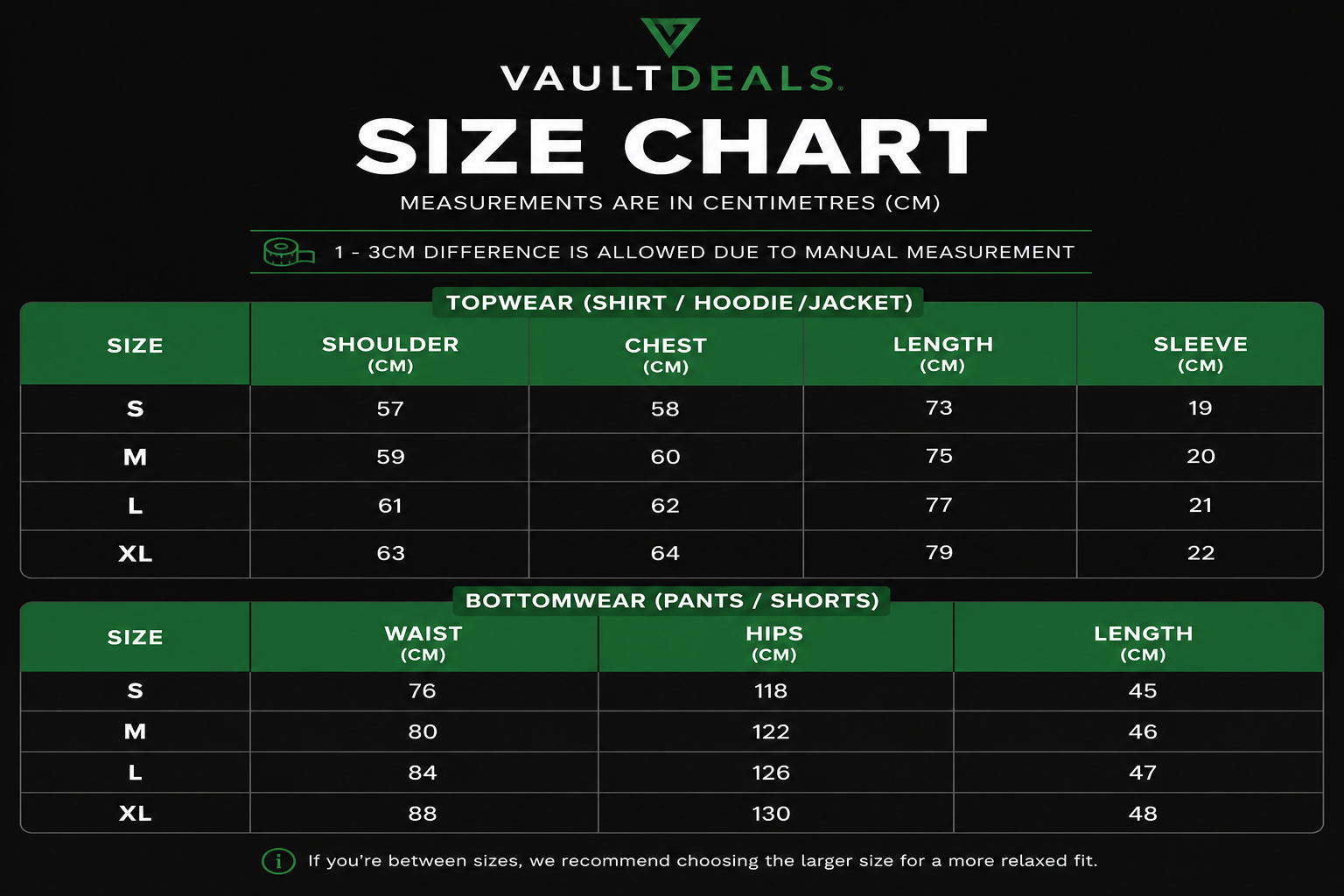 Size guide