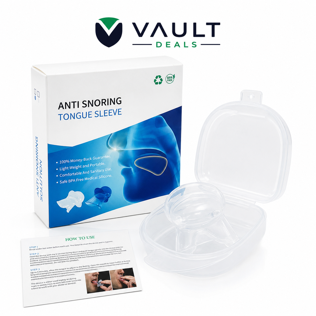 Premium Anti-Snoring Tongue Sleeve - Vault Deals