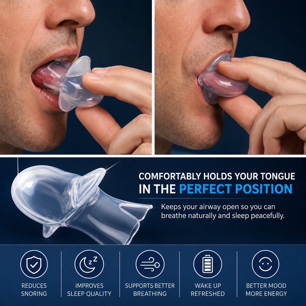 Premium Anti-Snoring Tongue Sleeve - Vault Deals