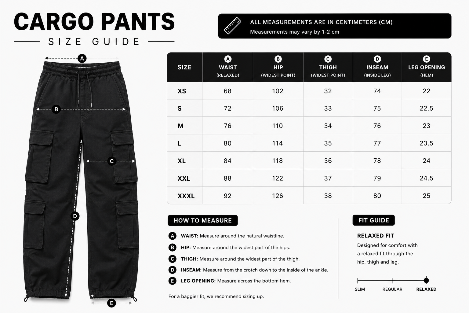 Size guide