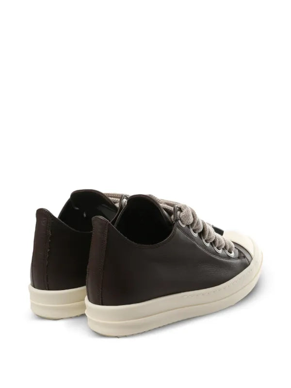 Ricks leather low-top sneakers brown - Vault Deals