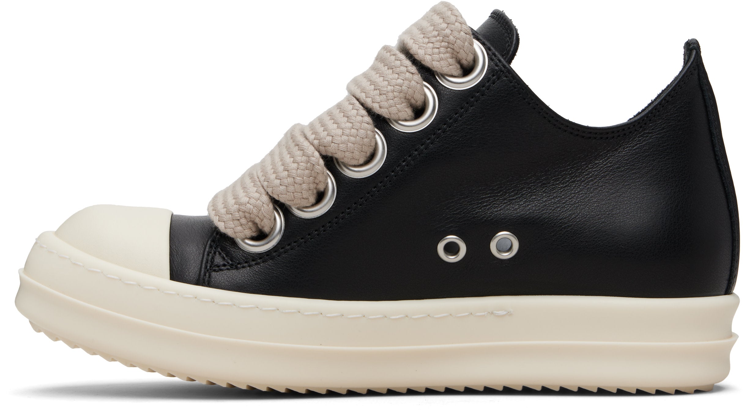 Ricks leather low-top sneakers black - Vault Deals