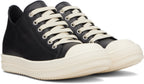 Ricks leather low-top sneakers black - Vault Deals