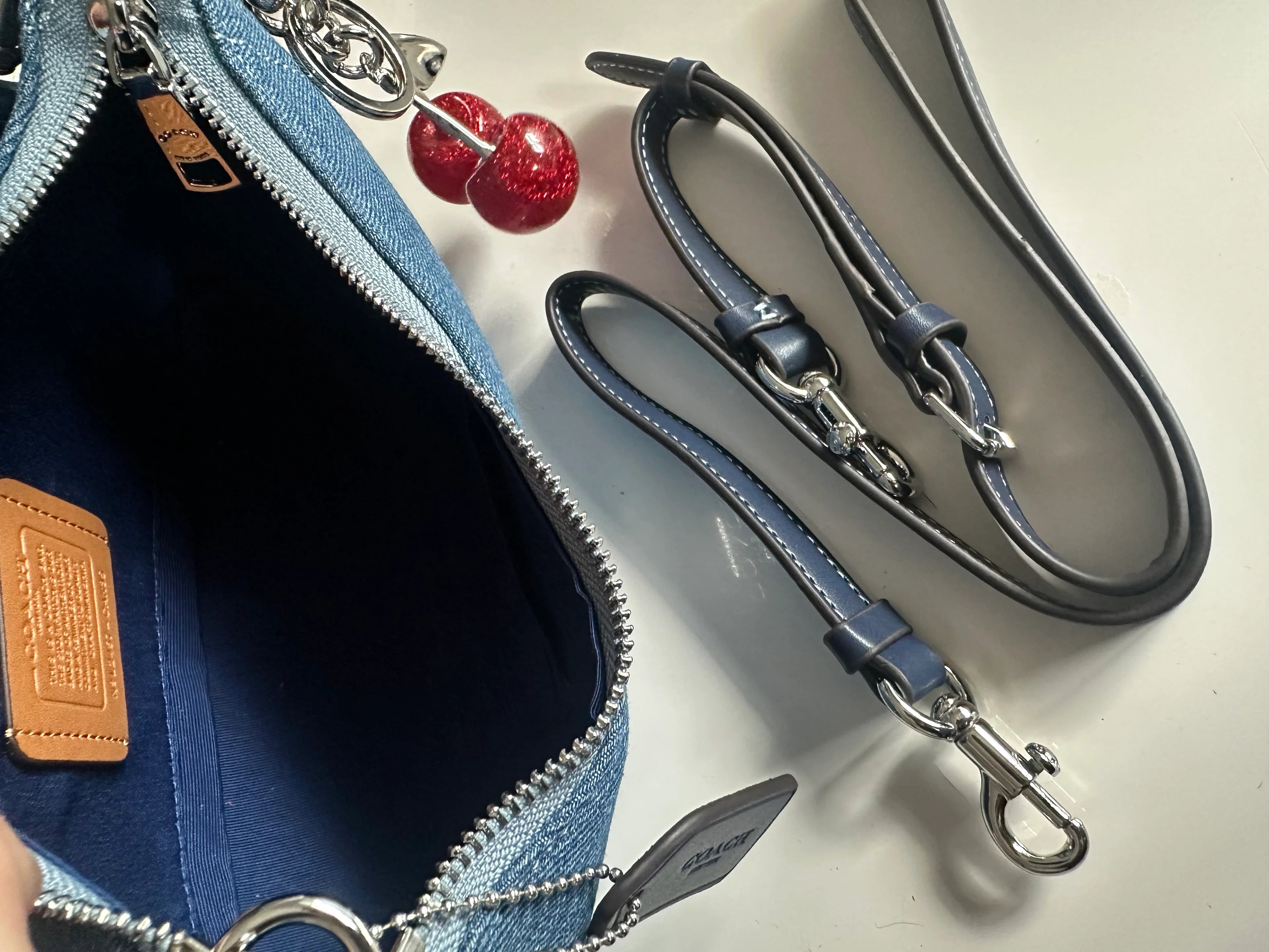 Teri Denim Shoulder Bag